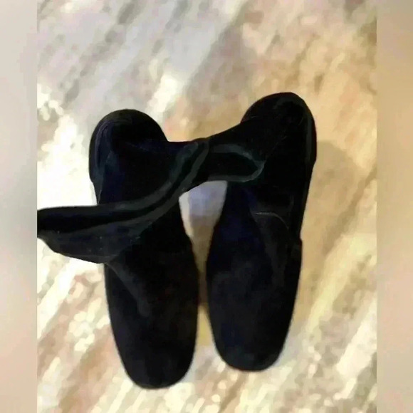 Stuart Weitzman black skyhigh suede platform ankle boot slip on women’s size 7.5 - Picture 6 of 8